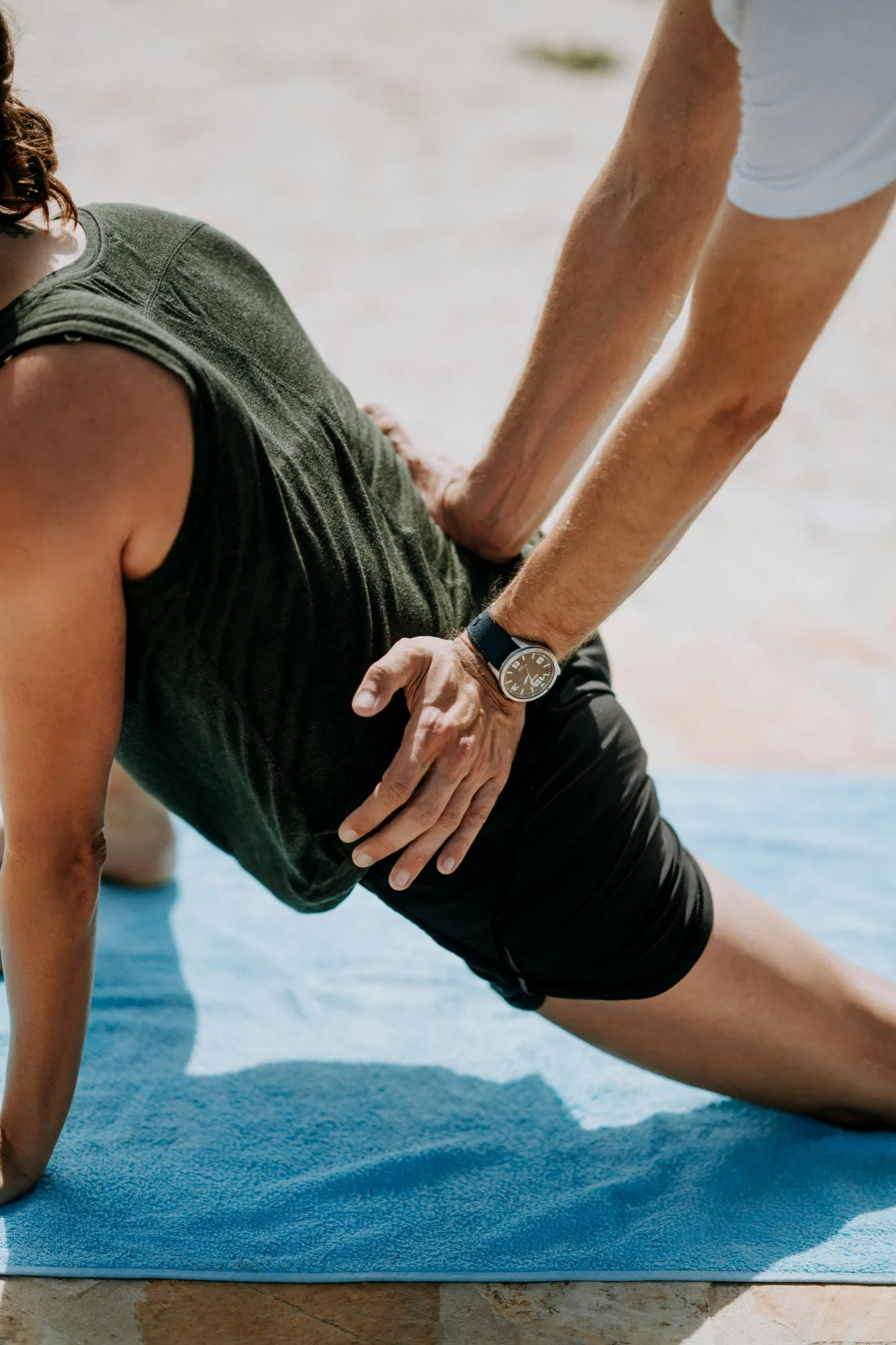Mobility work outdoors